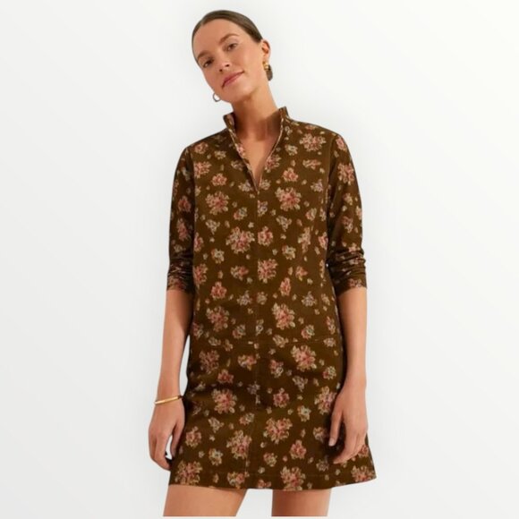 Tuckernuck Hazel Bouquet Corduroy Clifton Dress - Picture 2 of 9